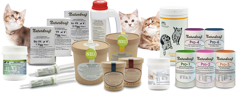 Reico Naturkraft Ergänzungsfuttermittel und Mineral-Ergänzungsfuttermittel zur Gesunderhaltung und Vitalitätssteigerung als empfohlene Ergänzung zum Reico Katzenfutter